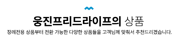 웅진프리드라이프 상품